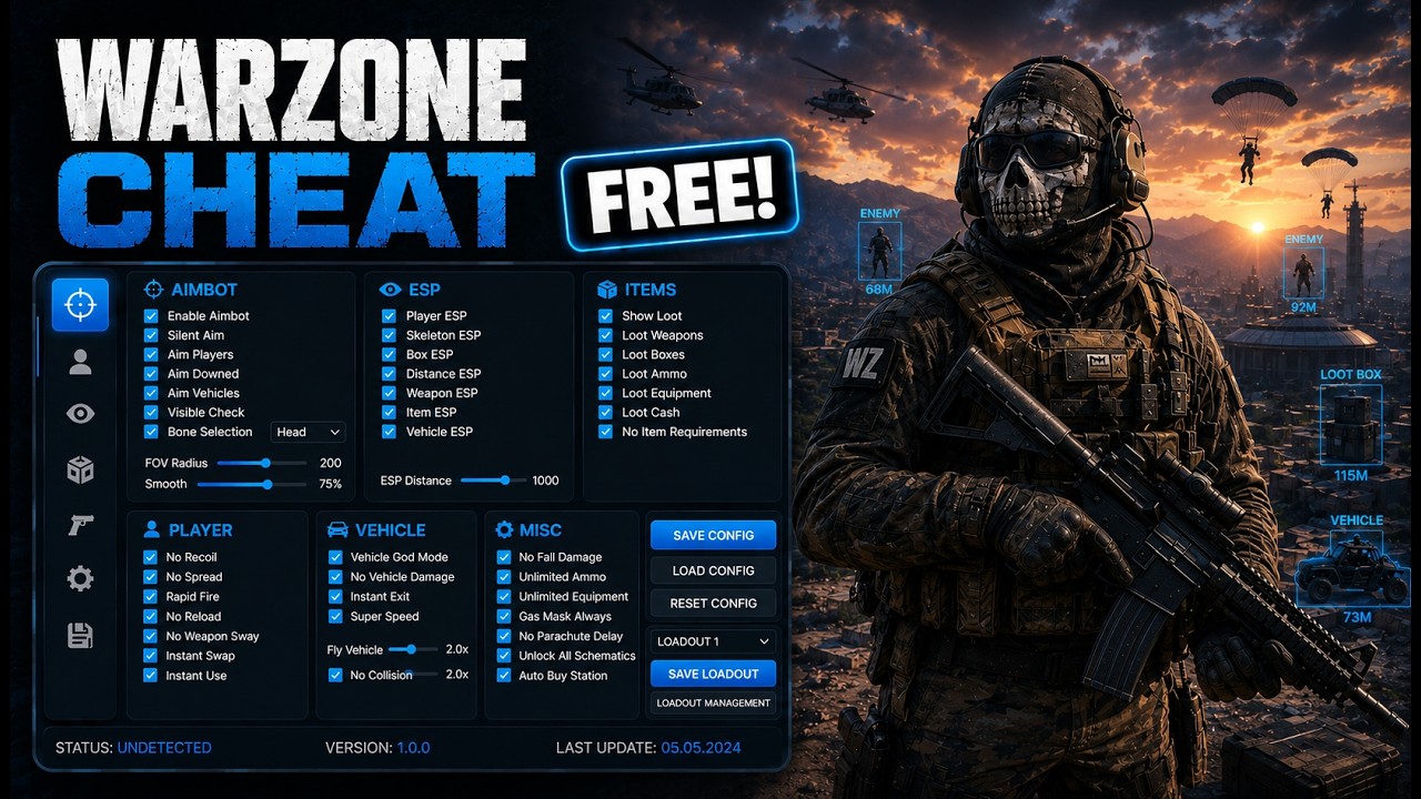 Warzone Cheat (Aimbot + ESP) | Undetected & Working June 2026