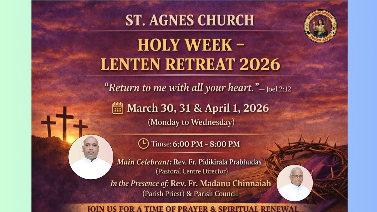 Holy Week LENTEN RETREAT 2026