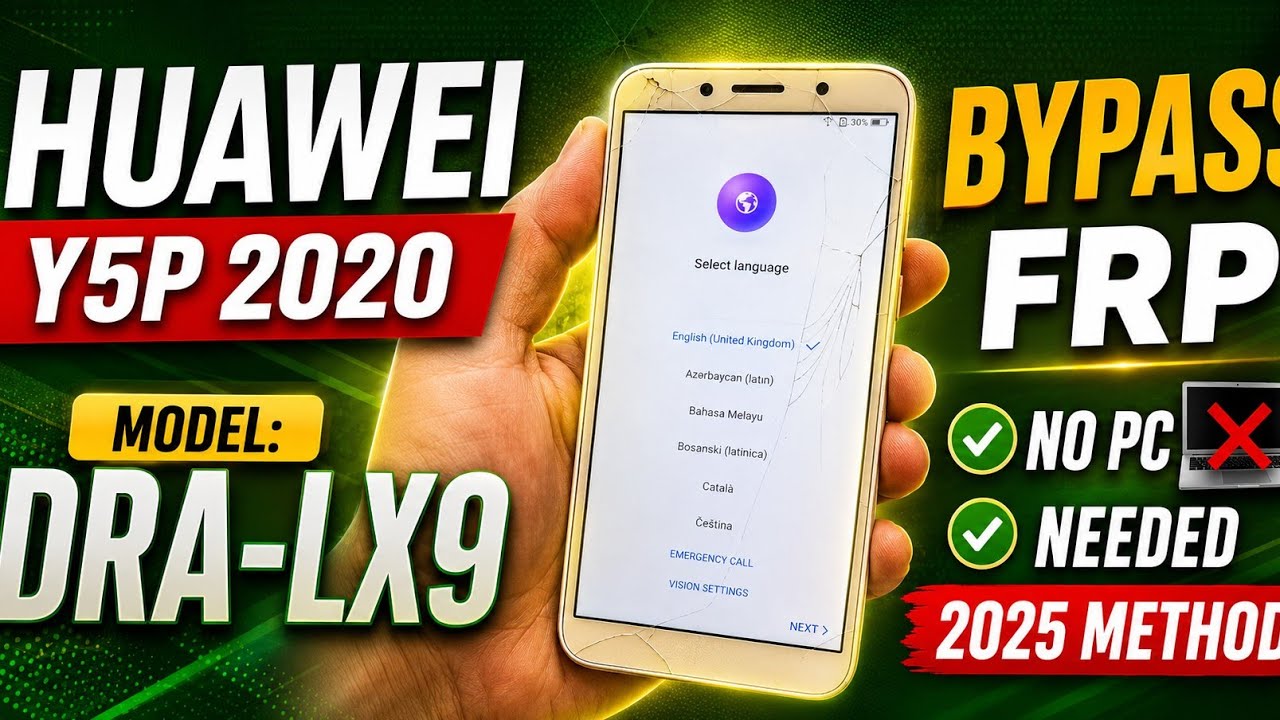 Huawei Y5p DRA LX9 Frp Bypass | Google Account Remove Without Pc | No Maps No YouTube Update