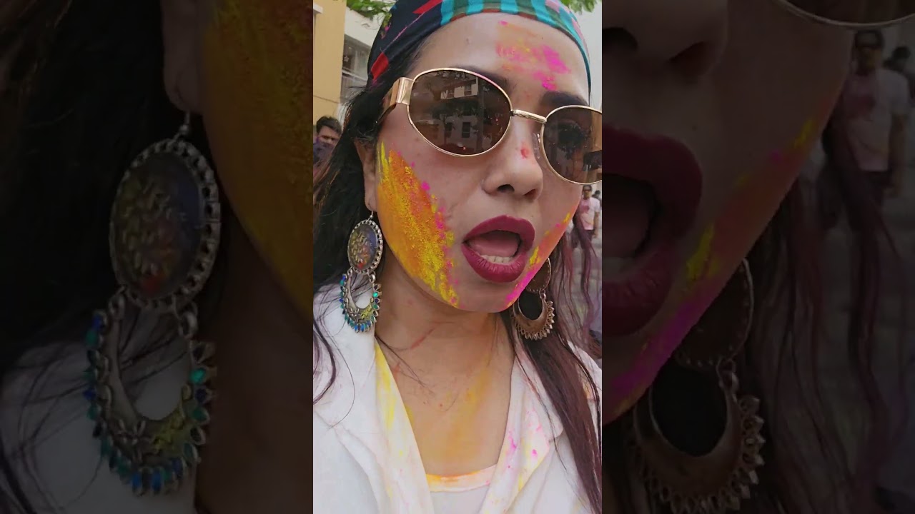Holi hai🌈🎨 #holisong #bollywoodshorts #holikheleraghuveera #holihai #holihitsong #holihits #pujajha