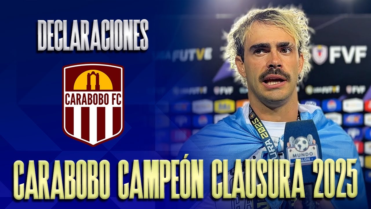 PALABRAS de los CAMPEONES del CLAUSURA 🏆🇻🇪 BRUERA, OROZCO, FARÍAS, JUAN CAMILO, APONTE y PERNÍA