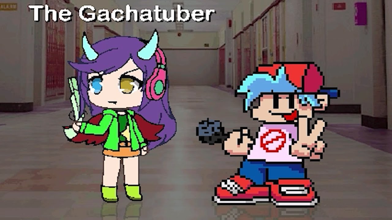 THE GATCHATUBER & FNF BOYFRIEND TEAM UP IN SURVIVAL MODE | FUNNY GAMING