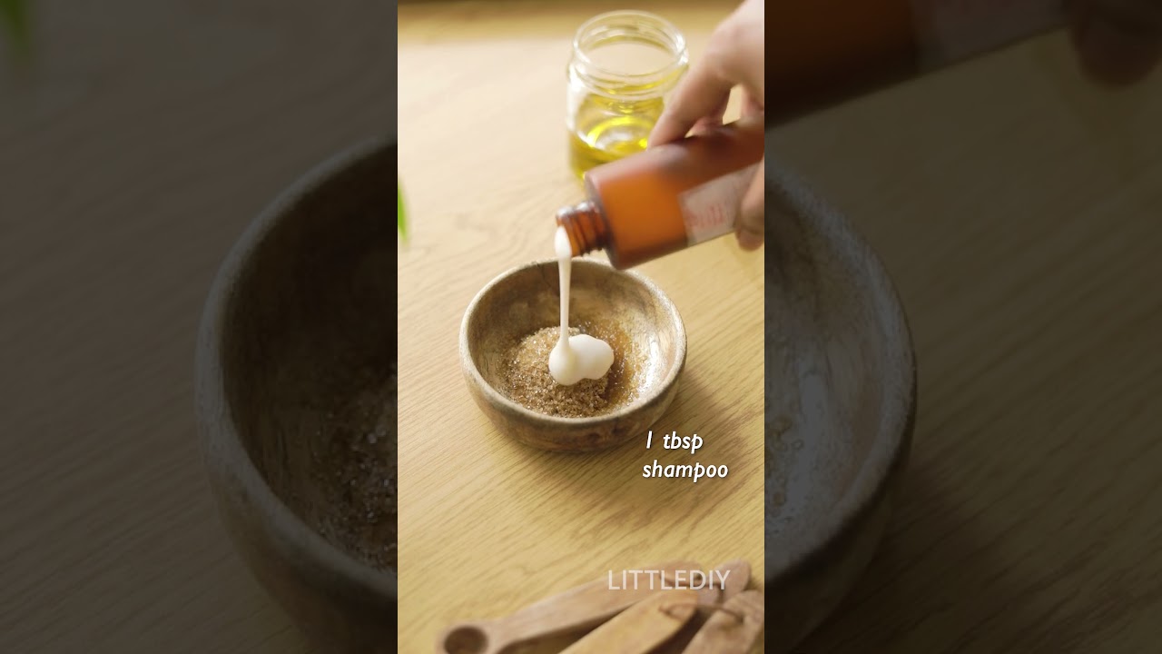 Natural scalp scrub - Deep clean scalp for healthy hair growth