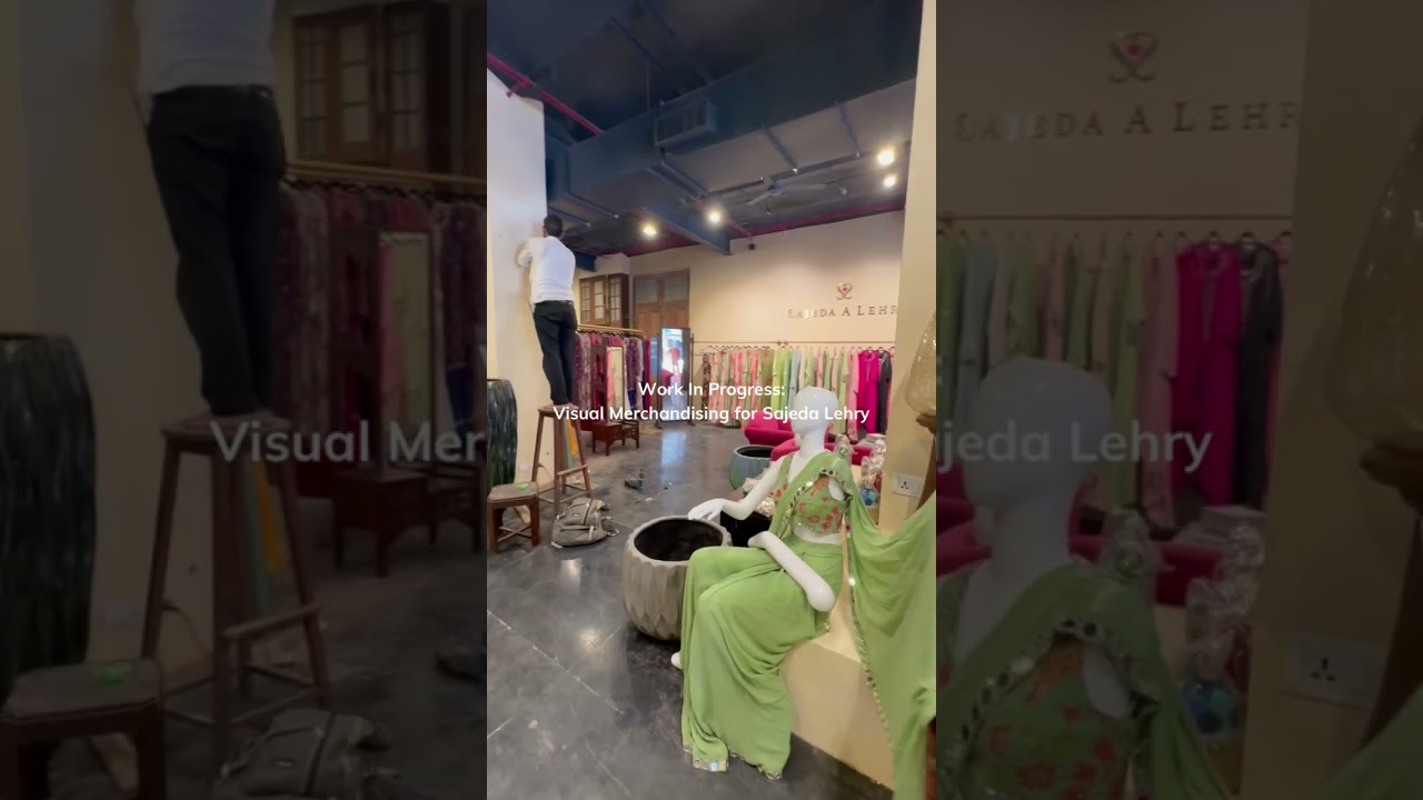 Behind the Scenes: Visual Merchandising for Sajeda Lehry | Work in Progress Sneak Peek