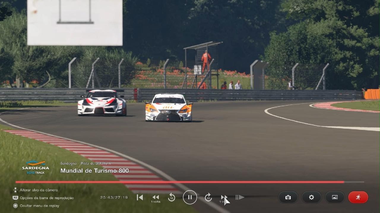 GT7|Ultima volta emocionante em Sardenha|Eu com pneus gastos e o adversario com pneus novos.