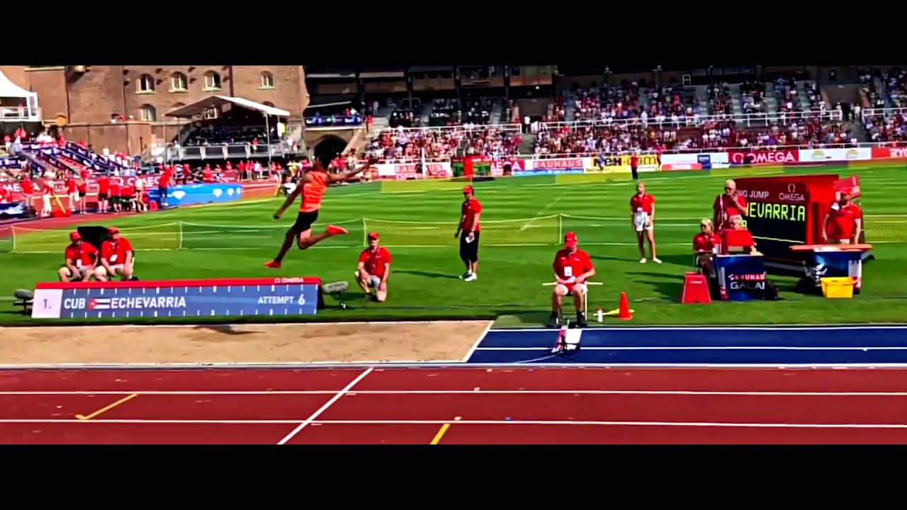 Juan Miguel Echevarria Long Jump 8.83m Slow Motion