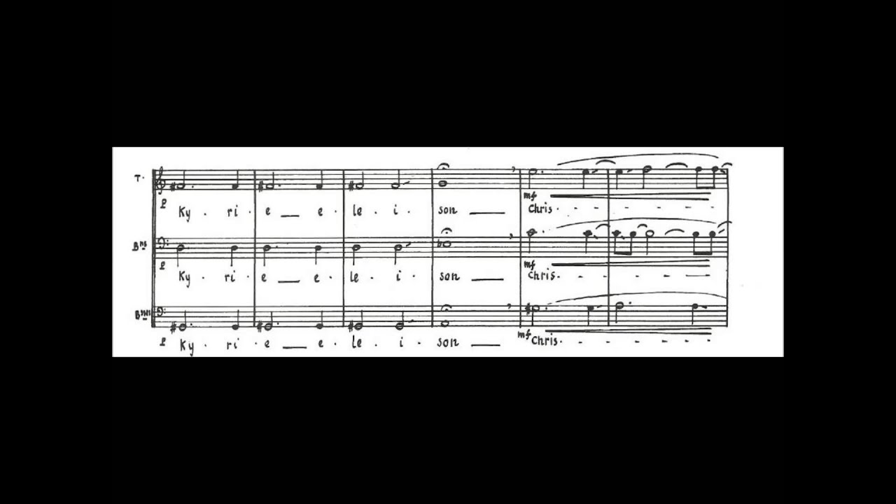 Julián Carrillo - Misa a S. Juan XXIII en cuartos de tono  - Kyrie