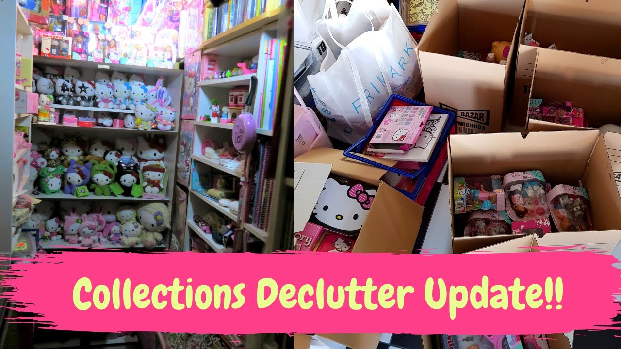 Collections Declutter Update! (Letting go of Hello Kitty, and more room for my other collections!)