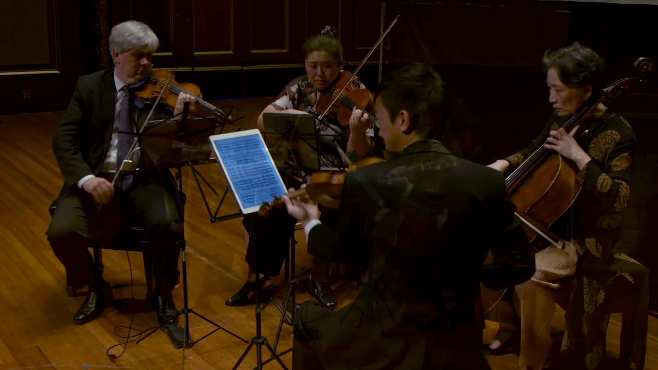Borromeo String Quartet Plays Beethoven Op. 59, No. 1 at NEC's Jordan Hall March 8, 2020