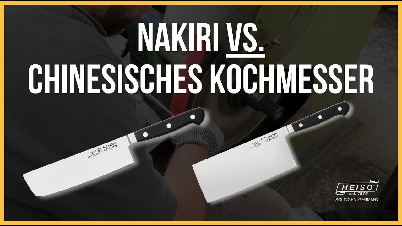 Kurzer Messerguide: Nakiri vs. chinesisches Kochmesser | HEISO 1870