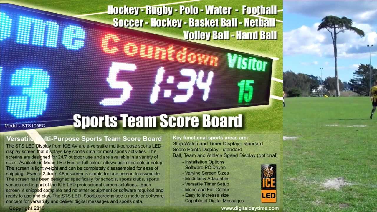 ICE STS Universal Sports Screen LED Scoreboard