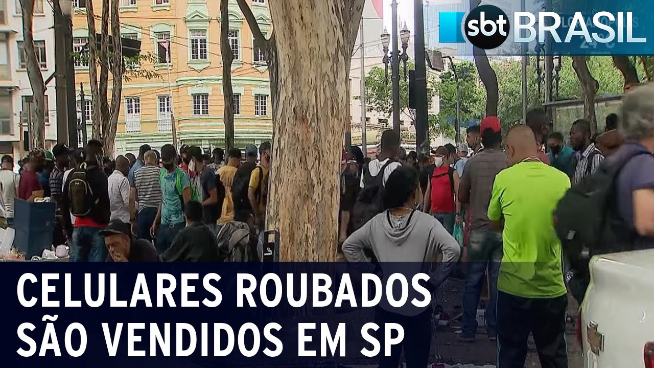 Comércio de produtos roubados é flagrado no centro de São Paulo | SBT Brasil (29/12/20)