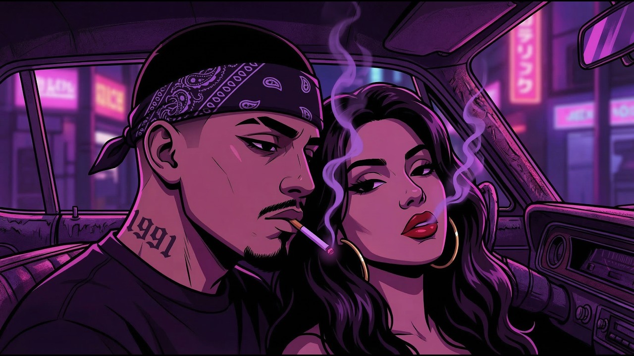 NEON GHOSTS & MIDNIGHT LANES 🌙 (Full Album) - Night Drive Hip-Hop Mixtape