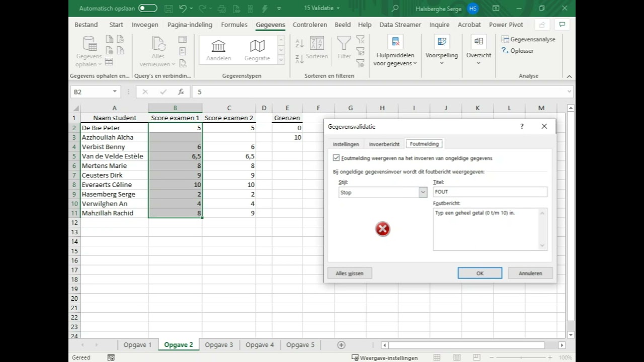 MS Excel in de praktijk   Oefening 15