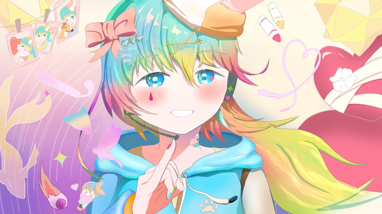 【歌ってみた/描いてみた】愛言葉V / 耳柯ウェルン(cover)