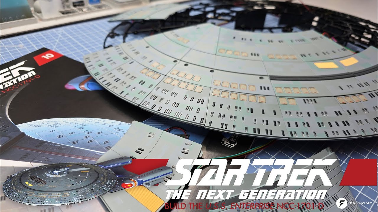 Build the Star Trek Enterprise NCC-1701-D - Pack 10 - Stages 35-38