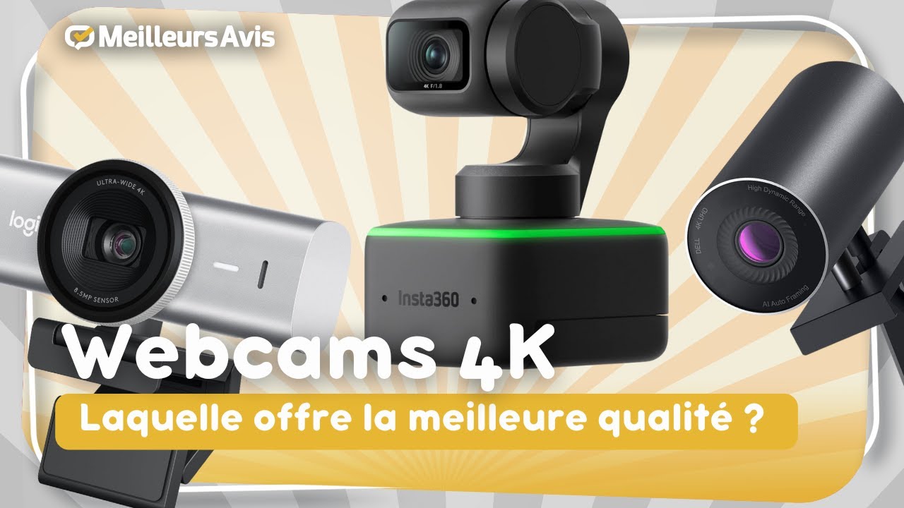 ⭐️ MEILLEURE WEBCAM 4K - Comparatif 2025