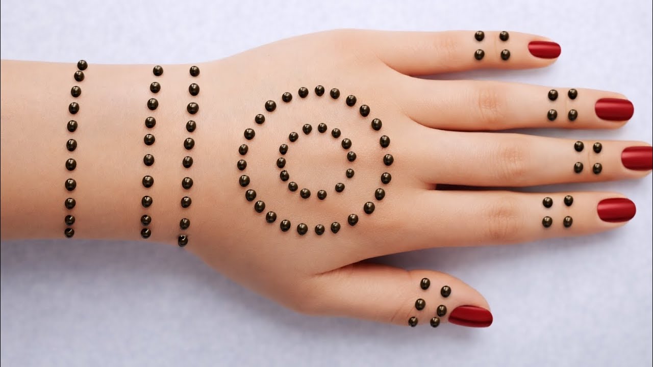 Simple & Stylish Finger Mehndi Design | Latest Arabic Mehndi 2026 easy andsimple mehndi design trick