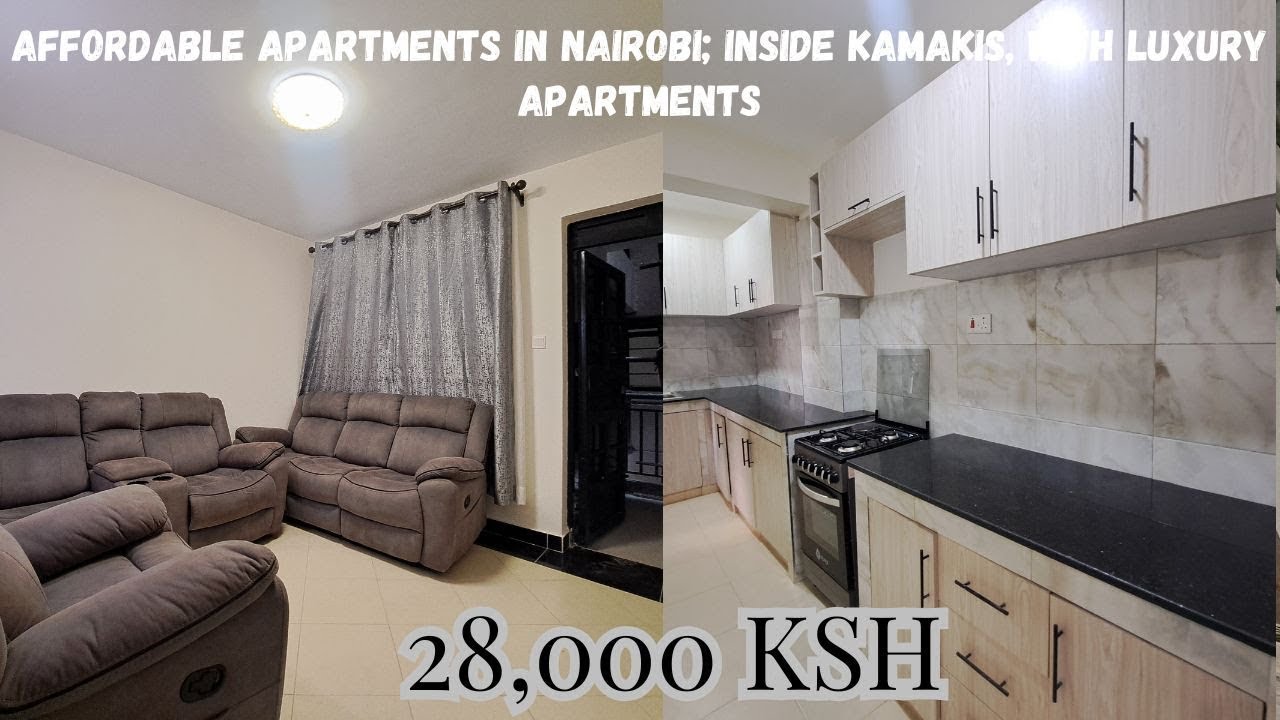 ONE BEDROOM MASTER ENSUITE THIKA ROAD APARTMENTS HOUSE HUNTING IN NAIROBI KENYA /  KAMAKIS APARTMENT