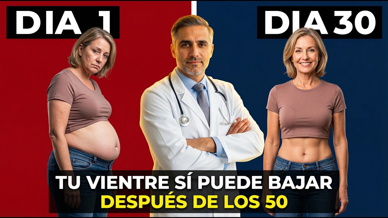 MÉDICO ADVIERTE: Por Qué Tu VIENTRE No Baja Después De Los 50 (Y Cómo Revertirlo)