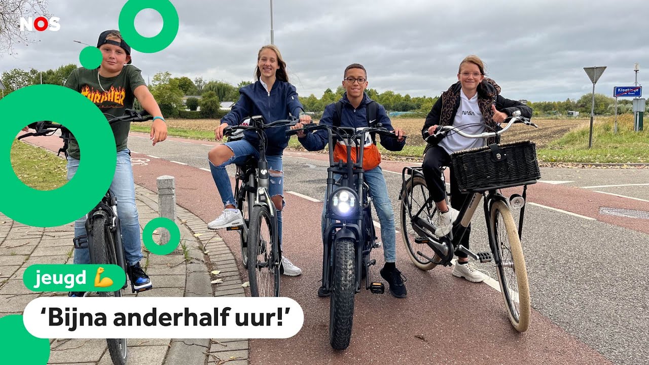 Hier moeten kinderen het verst fietsen naar de middelbare