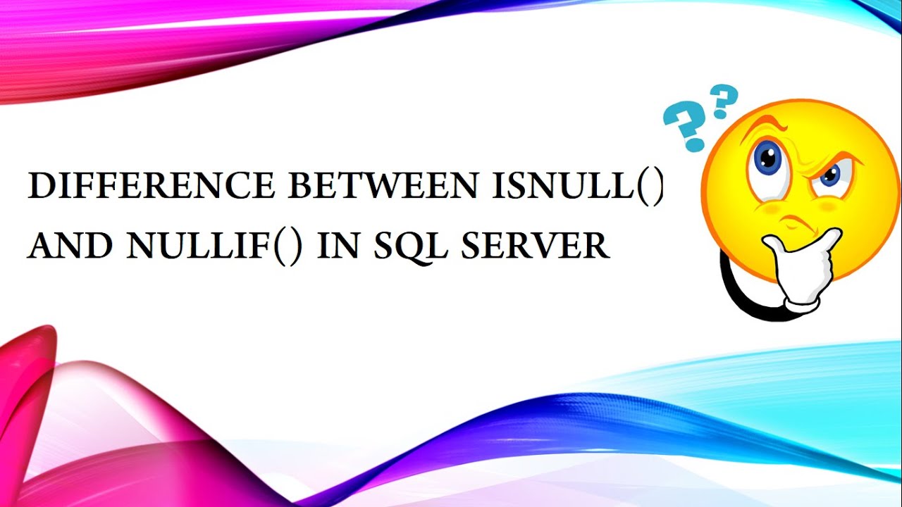 Difference between isnull and nullif functions in SQL SERVER