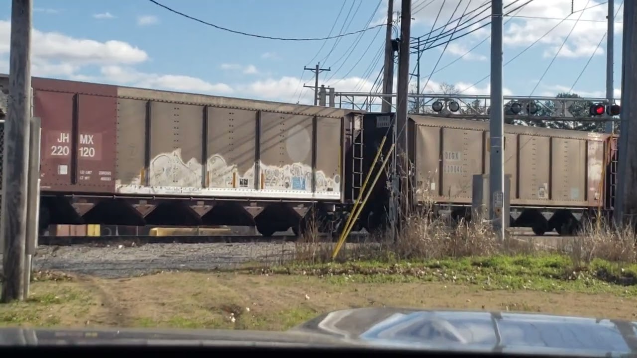 BNSF 3666, 3651, 3658 & 3307 Coal Train 