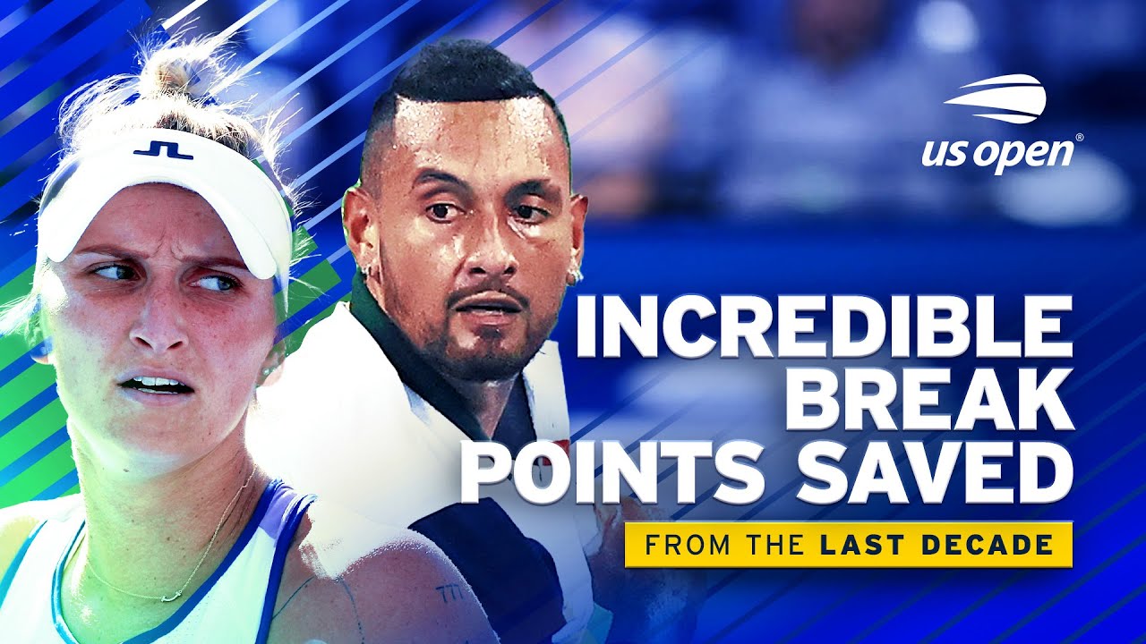 Incredible Break Point Saves From the Last Decade | US Open