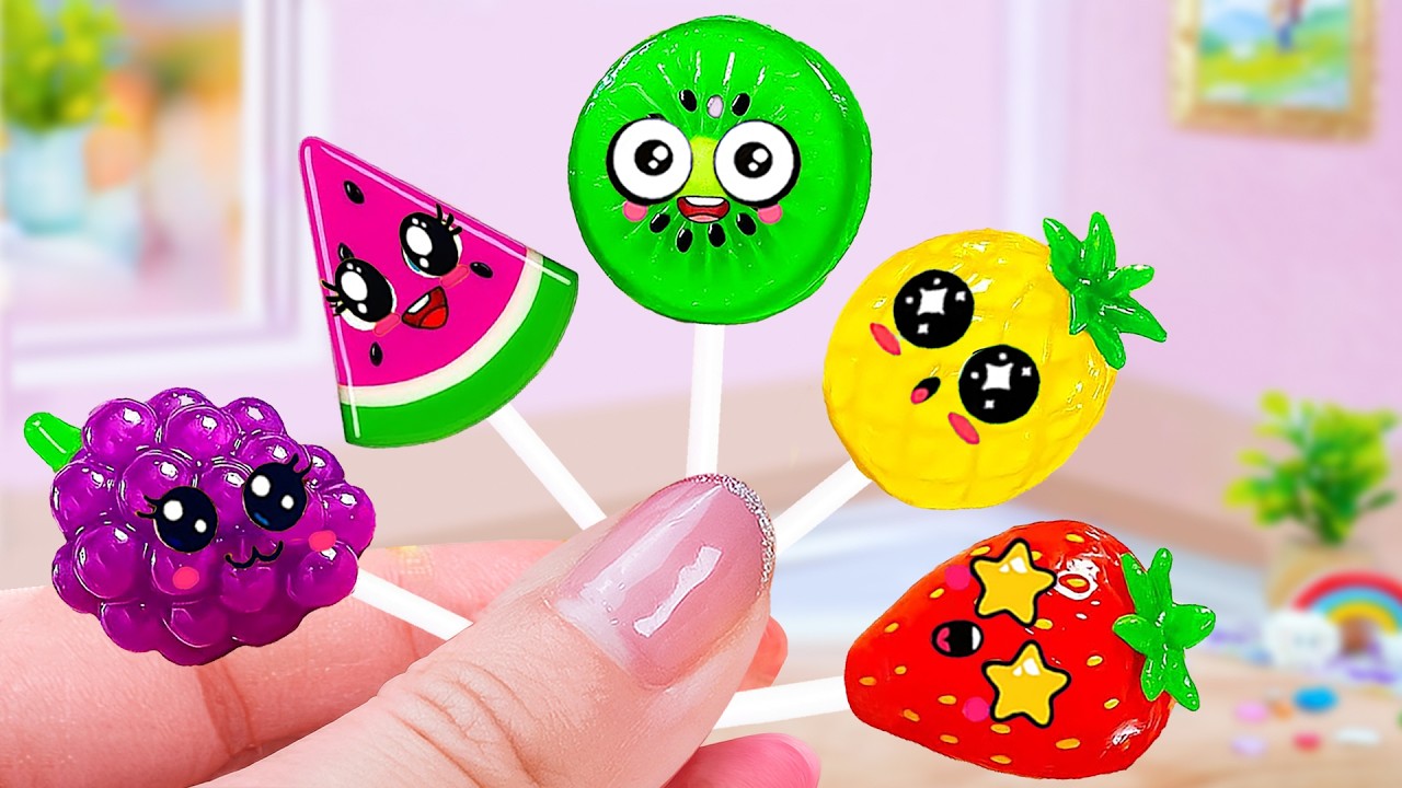 Сладкое желе из миниатюрных арбузов 🍉🍍 Восхитительный рецепт радужного фруктового желе