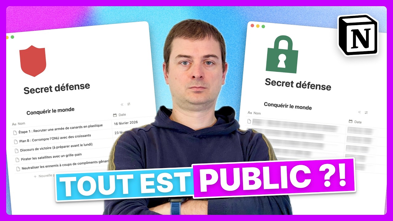 Sécurise tes données dans Notion (guide complet)