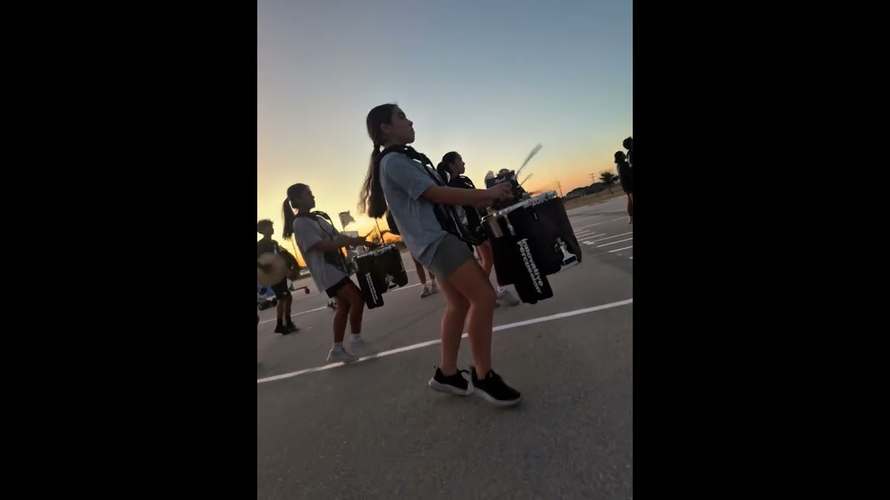 Harlan High School 2025 “POP!” - Snare 4 pocket cam (last rehearsal)