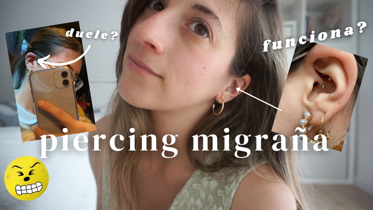 piercing de la migraña, mi experiencia real ¿funciona realmente el daith piercing? | Paula Moon