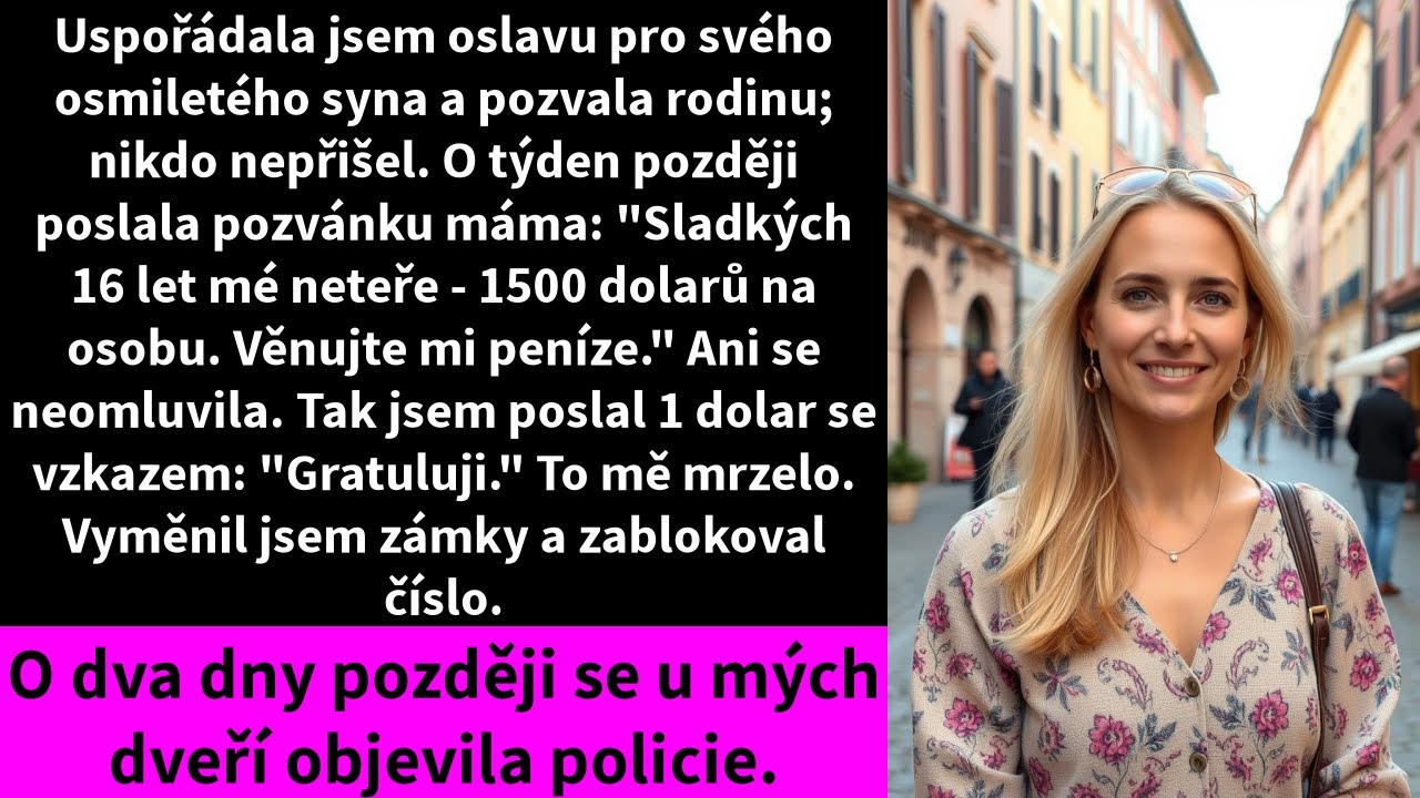 Uspořádala jsem oslavu pro svého osmiletého syna a pozvala rodinu; nikdo nepřišel.