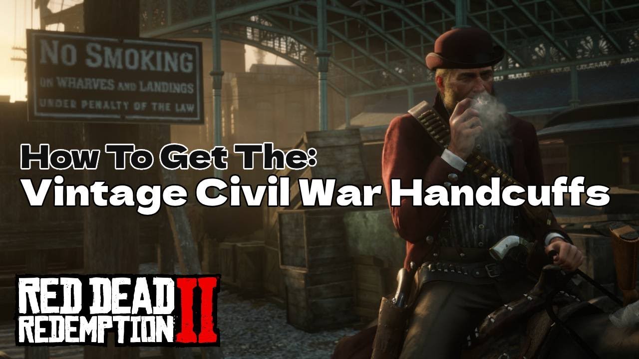 How To Get Vintage Civil War Handcuffs - Cigarette Card Collection Trick! #rdr2 #shorts #pcgaming