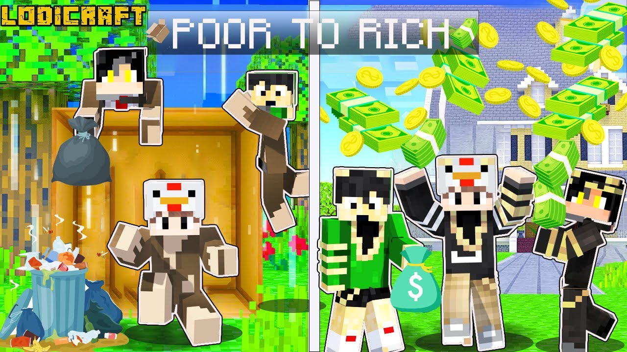 From POOR To RICH in Minecraft! (Tagalog)
