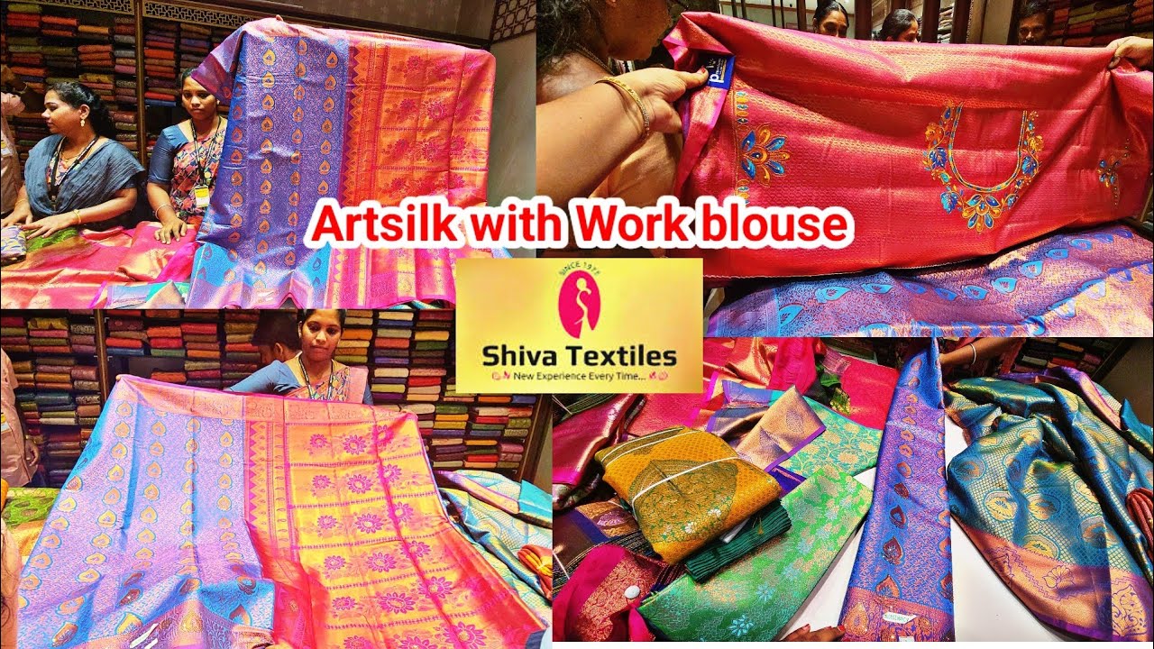 ‼️shiva textiles pattu+artsilks sarees nice combination great deal🙏 