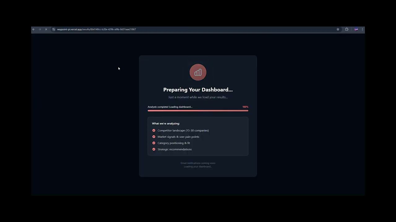 Waypoint - AI Market Intelligence with Gemini 3 | Google Gemini Hackathon 2026
