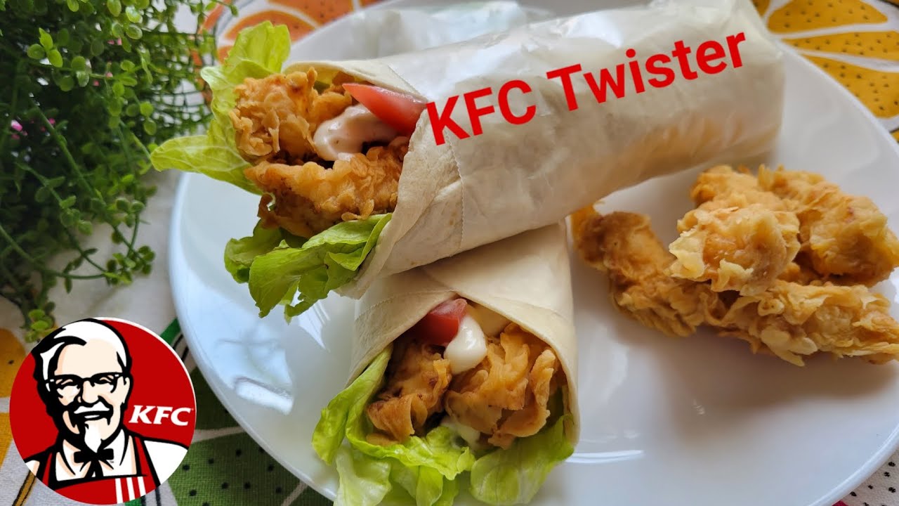 Best KFC Twister Wrap With Sauce Recipe | Homemade KFC Twister | @annarecipes