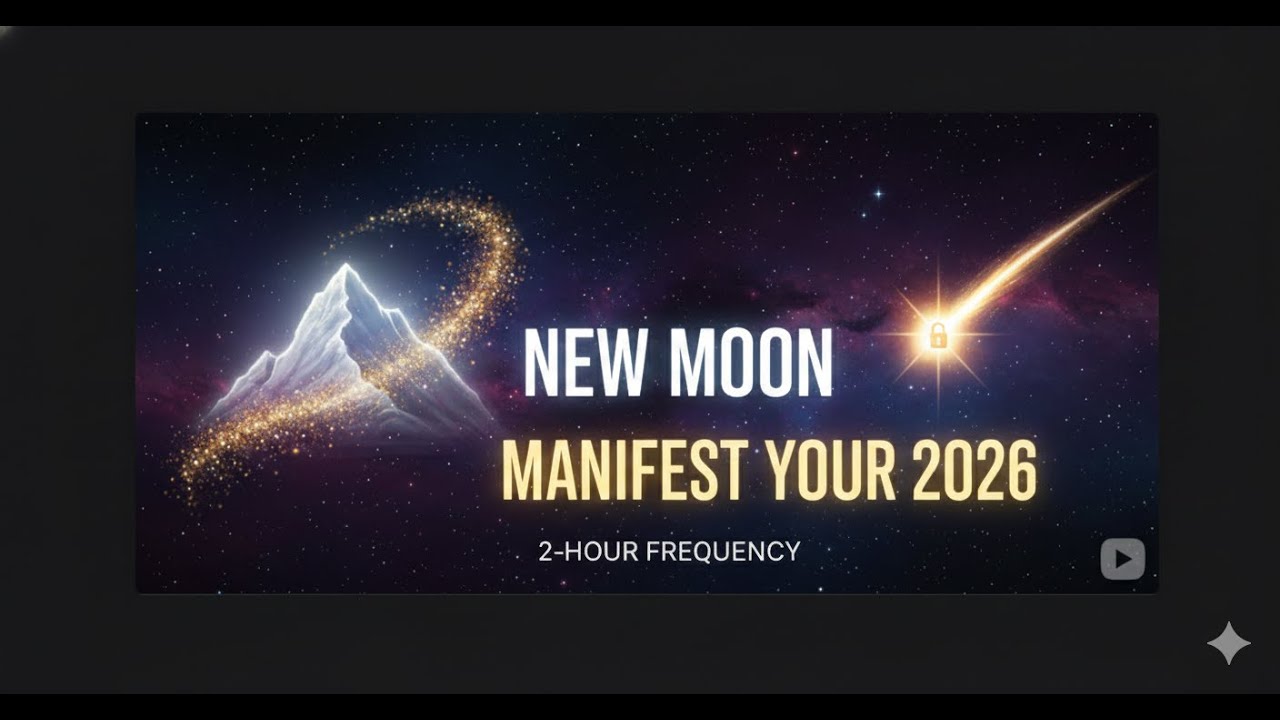 MANIFEST YOUR 2026 VISION ✨NEW MOON in Capricorn Deep Space Frequencies for Intentions and Abundance