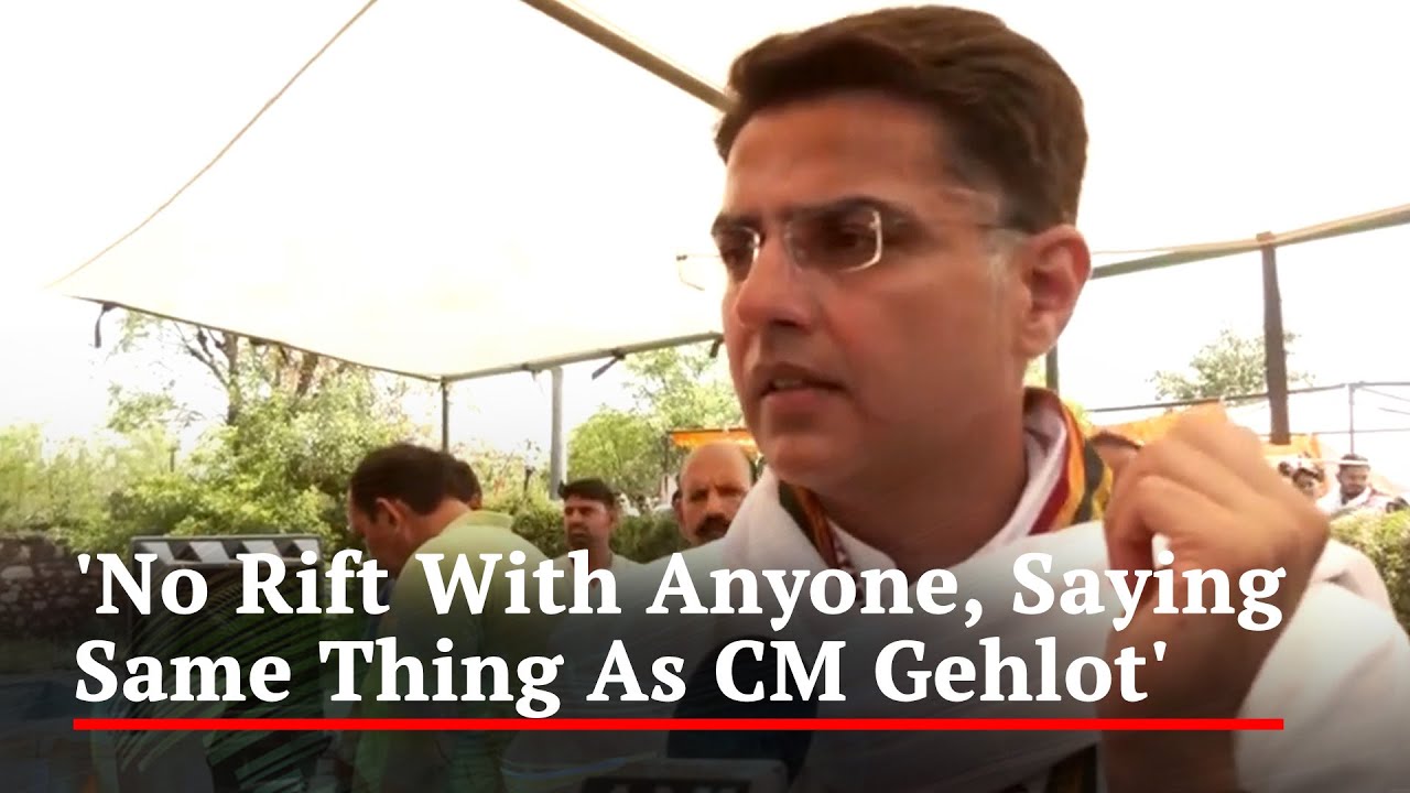 Sachin Pilot As His 5-Day Yatra Ends Today: 