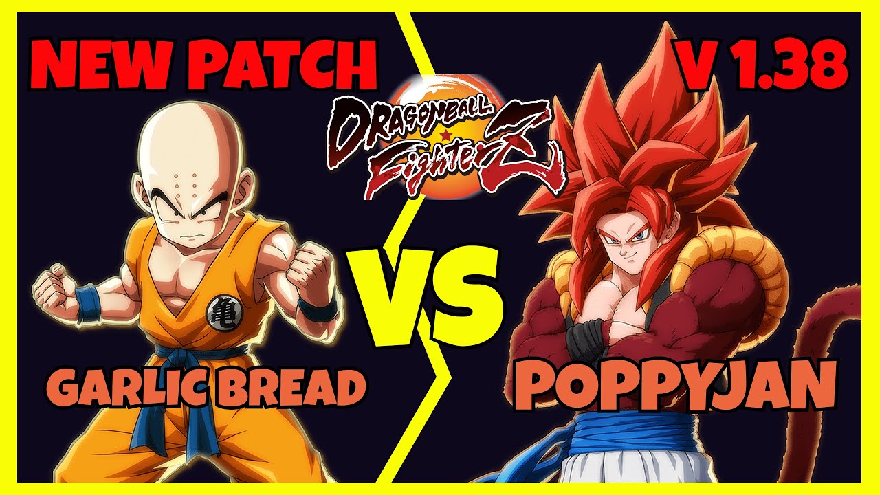 DBFZ NEW PATCH 1.38 - GARLIC BREAD vs POPPYJAN (Baby 2, Ginyu, Krillin vs Android 21, Gogeta 4, Hit)