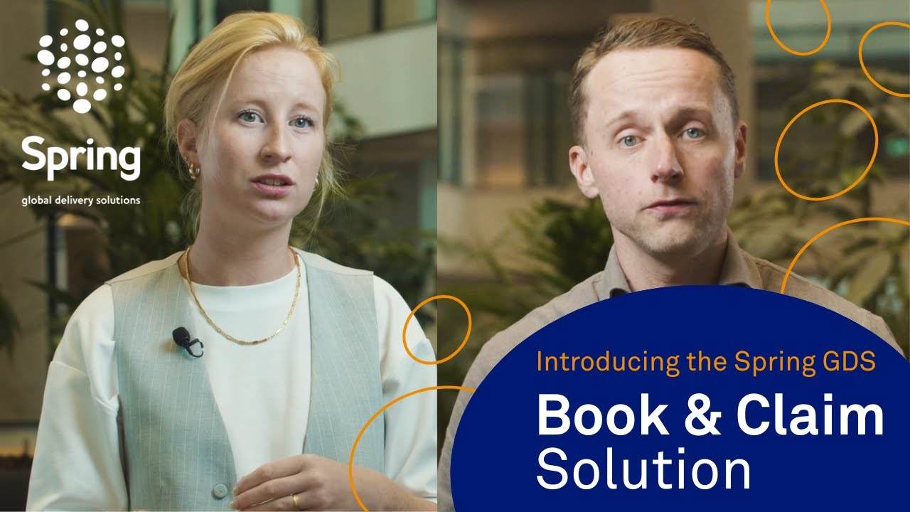 Taking sustainable logistics to new heights:  Spring GDS's Book & Claim solution
