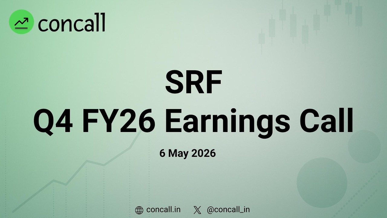 SRF Q4 FY26 Earnings Conference Call  | Concall.in