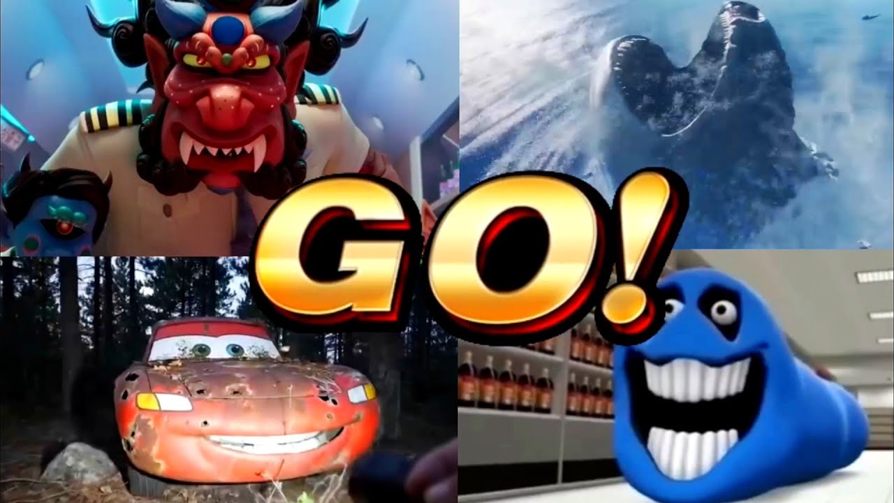 Demon Hunters vs Sea Eater vs McQueen vs Hungry Snake