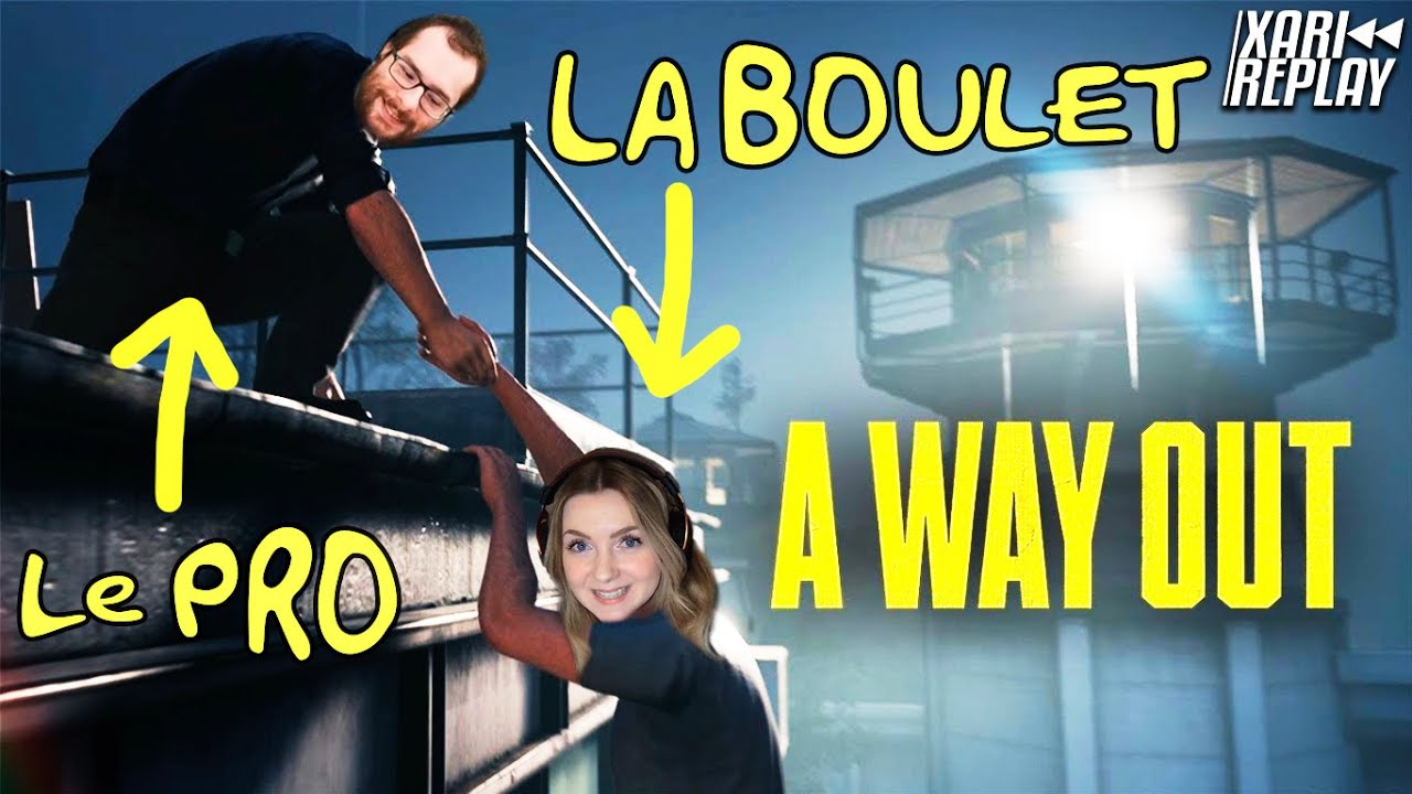 2 boulets tentent de s'&eacute;vader de prison en COOP avec MARIE (A Way Out)