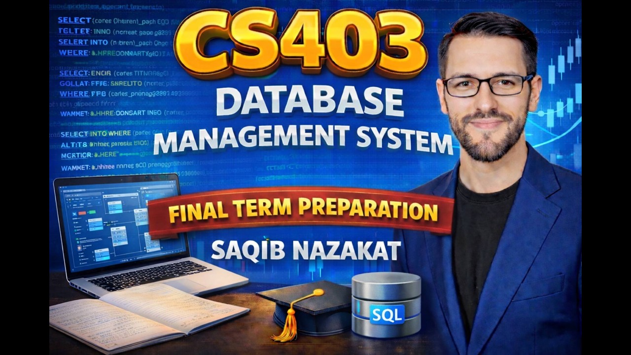 CS403 Final term lecture 26 to 31 by Saqib Nazakat