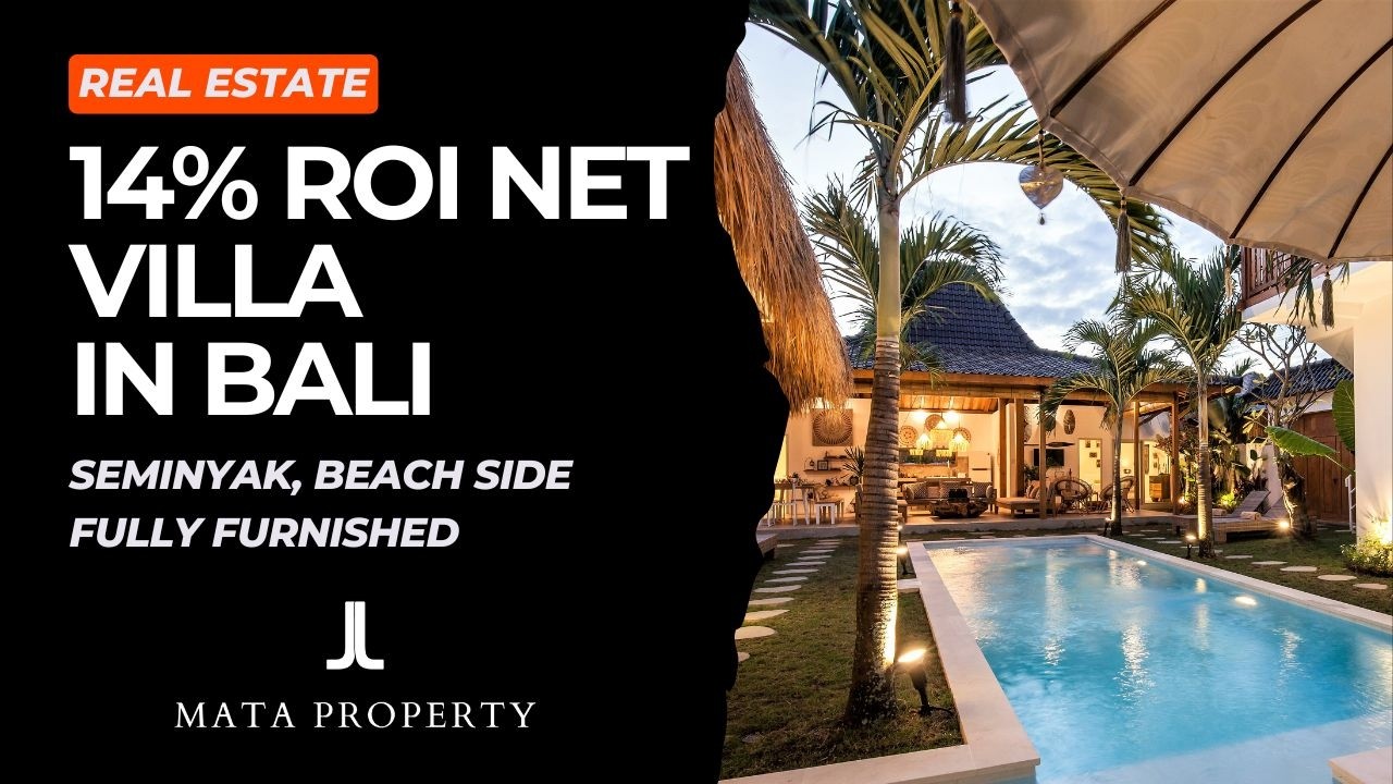 Turnkey 5 Bedroom Investment Villa in Seminyak, Bali for Sale | 14% ROI net