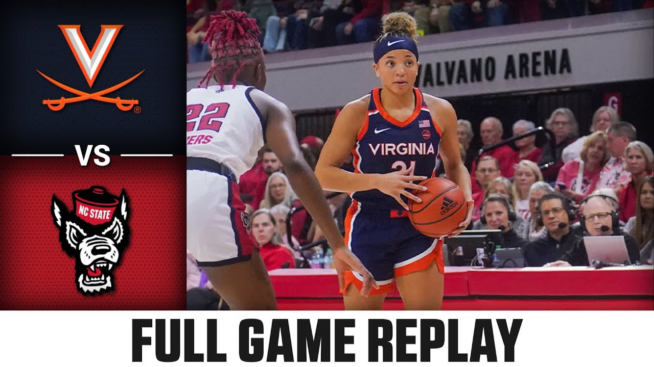 Virginia vs. NC State Full Game Replay | 2024-25 ACC Women's Basketball