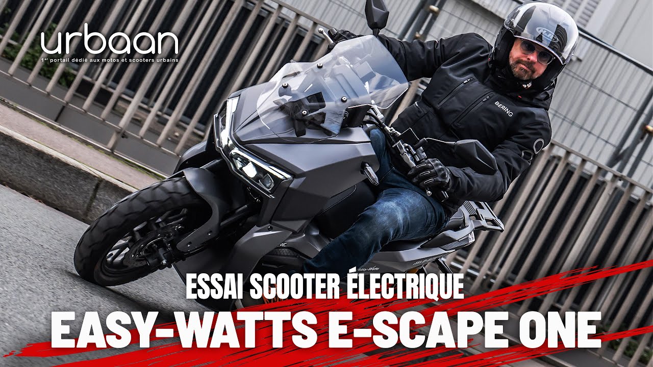 Essai easy-Watts e-Scape One - scooter électrique - 2025 - urbaanews
