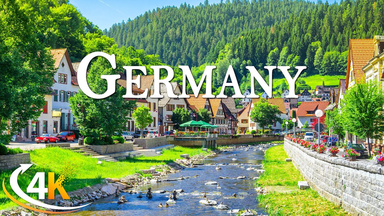 Germany 4K&ndash;Enchanting Alpine Scenery & Serene Lake Views&ndash;Soothing Nature Sounds &ndash; 4K Video Ultra HD